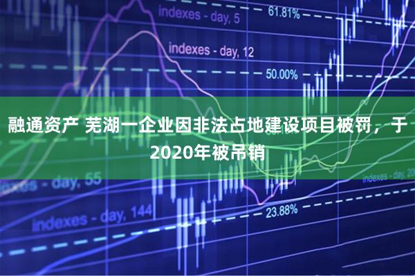 融通资产 芜湖一企业因非法占地建设项目被罚，于2020年被吊销
